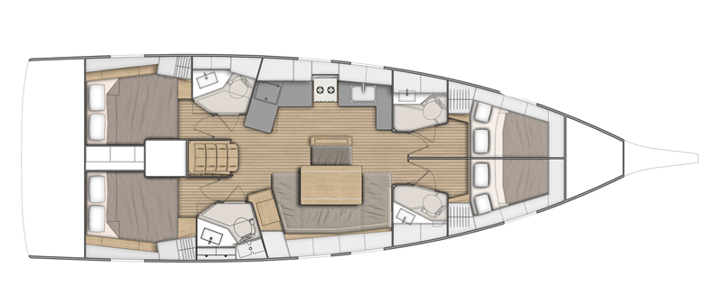 OCEANIS 46,1 (4cab version)